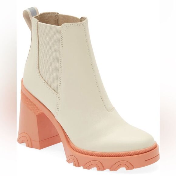 Sorel Brex Waterproof Platform Block Heel Chelsea Bootie - Picture 1 of 8